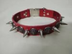 Hound fighting cowhide collar